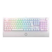 Teclado Mecânico Gamer RGB ABNT2 Branco