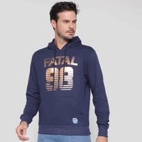 Seleção de Moletom Fatal Estampado C/ Capuz Masculino