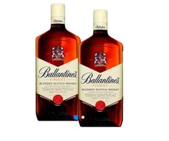Kit Whisky Escocês Ballantines Finest 1litro com 2 unidades