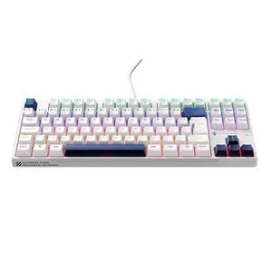 Teclado Mecânico Gamer Machenike RGB Switch RED