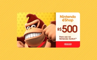 Gift card Nintendo R$500
