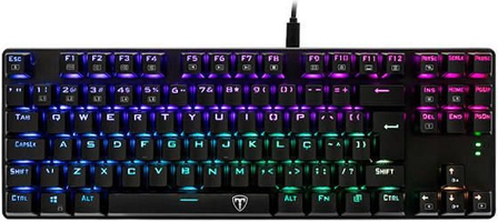 Teclado Gamer Mecânico T-Dagger Bora, Switch Outemu Blue, T-TGK313-BL