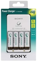 Carregador de Pilha Recarregável, Sony BCG34HH4GN/CBR4, Branco, Pequeno