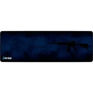 Mousepad Gamer Rise Mode Speed, M4A1, Estendido, Azul