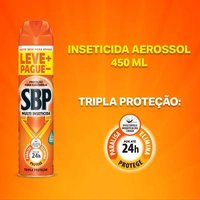 [ PRIME | REC | + POR - R$ 9,79 CADA ] SBP Inseticida Aerossol 450Ml Laranja