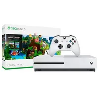 Console Microsoft Xbox One S 1TB Branco + Game Minecraft - 234-00511