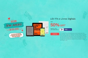 50% de desconto em E-books pagando com Visa Checkout.