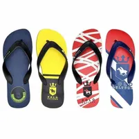 Kit 4 Pares de Chinelos Polo Culture Masculino - Preto e Branco R$56