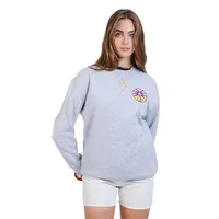 [Taxa Inclusa] Moletom Feminino WNBA Plush Cinza Mesclado