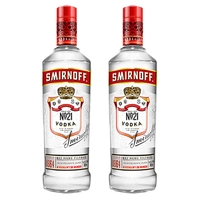 Vodka Smirnoff 600ml 2 Unidades