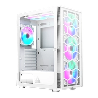 Gabinete Gamer Montech x3 Glass, Mid Tower, White, ATX, 6 Fans, Vidro Temperado
