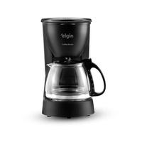 Cafeteira Elgin 15 Xícaras Preta 220V Corta-Pingos