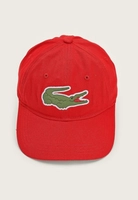 Boné Aberto Lacoste Aba Curva Logo Vermelho (BIG CROC)