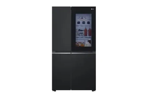 Geladeira Smart LG Inverter Side by Side InstaView 647 litros Cor Black Inox (GC-V257SQV)