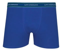 Kit Com 10 Cuecas Boxer Algodão Adulto Lupo