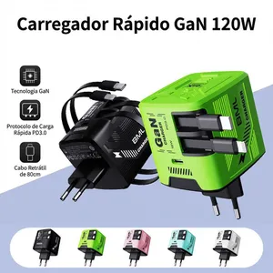 Carregador de Parede Turbo Retrátil