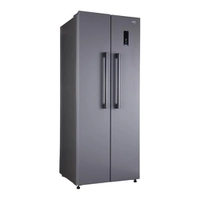 Geladeira Refrigerador HQ Frost Free Side By Side 460 Litros Cinza HQ-460SBSFF (127V)