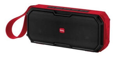 Caixa de Som Bluetooth TCL BS30B à Prova D Água 30W Preta e Vermelha | R$ 255