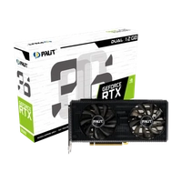 Placa de Vídeo Palit NVIDIA GeForce RTX 3060 Dual, LHR, 12GB, GDDR6, DLSS, Ray Tracing, NE63060019K9-190AD
