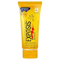 [REC/+ POR - R$17,95] Exposis Infantil, Repelente Icaridina, Gel 100ml