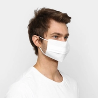 Kit de Máscaras de Proteção Descartável com Haste de Nariz - Kidy TNT Dupla Camada - 20 Unid