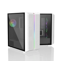 Gabinete Gamer Montech SKY ONE ARGB, Mid Tower, Vidro Temperado, WHITE, E-ATX, Sem Fonte, Com 2 Fans