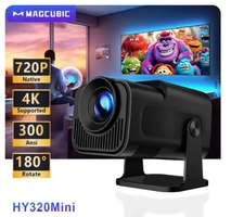 [Imposto Incluso] Projetor HY320, 720P NATIVO*, Android 11, 4K, 300ANSI - AliExpress 