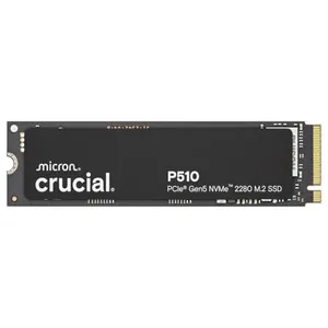 [R$949 1ª Compra C. Amazon] Crucial SSD NVMe P510 1TB Gen5, até 11.000 MB/s, SSD PCIe 5.0 M.2 2280