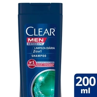 Shampoo Limpeza Diária Clear 200ml