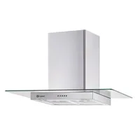 Coifa Parede Venezia Gallant Vidro Reto Inox 90cm 220v GCO90RM1A - R$459