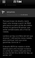 [Tim Beta] Desafio da Recarga