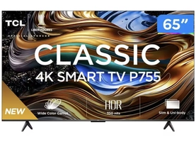 [BR] Smart TV 65" 4K UHD LED TCL 65P755 Wi-Fi Bluetooth 3HDMI 1 USB