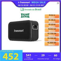 [Do Brasil] Alto-falante Tronsmart Force Max 80W Alto-falante Bluetooth poderoso com TWS, Bluetooth 5.0, IPX6 à prova d'água, Powerbank integrado