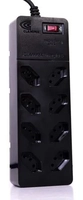 Filtro De Linha 8 Tomadas Clamper Bivolt Preto