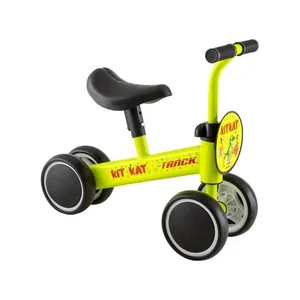 Bicicleta De Equilíbrio Infantil TK3 Track Kit Kat Amarelo Neon