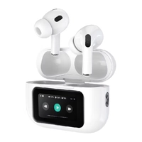 Basike Smart Touch Screen Bluetooth 5.4 Suporte APP Fone De Ouvido ANC Cancelando Ruído De Fones Sem Fio Com Visor