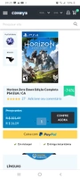 Jogo Horizon Zero Dawn Ed Completa - PS4 - R$26