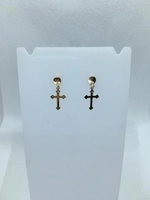 Brinco antealergico folheado a ouro 18k - Gringos Gold | R$2