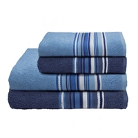 Jogo de Banho Camesa Vegas 4 Peças – Azul/ Marinho