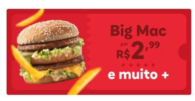 BIG MAC no Ifood por R$ 2,99