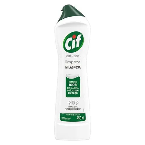 CIF Cremoso Milagroso Limão 450ml