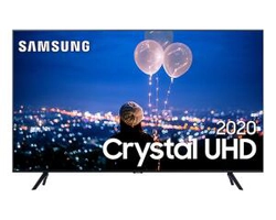 Smart TV 55'' Samsung Crystal UHD 55TU8000 4K, Wi-fi, Borda Infinita, Alexa built in, Controle Único, Visual Livre de Cabos R$2600