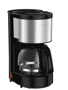 Cafeteira Elétrica Arno Perfectta Inox CFPI 12 Xícaras - Preta -