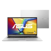 [APP/Com Cashback Pelando R$2295] Notebook ASUS Vivobook 15 Ryzen 7 5825U 8GB 512GB SSD 15.6" FHD Linux KeepOS Cool Silver