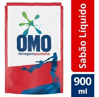 Sabão Líquido Omo Lavagem Perfeita 900ml Refil Econômico