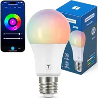Lâmpada Smart LED 10W Wi-Fi Bluetooth 16M Cores
