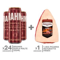 Kit Picanha Maturatta 1.4kg + 24 Brahma Duplo Malte R$89