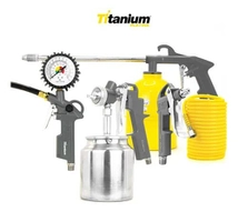 Kit Pintura c/ Compressor 5pçs - Titanium Platina