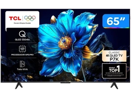 [ com Cash Back R$1.988] Smart TV 65" 4K QLED TCL com Google TV