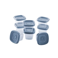 Conjunto de 8 Potes Quadrados Pop - Plasútil